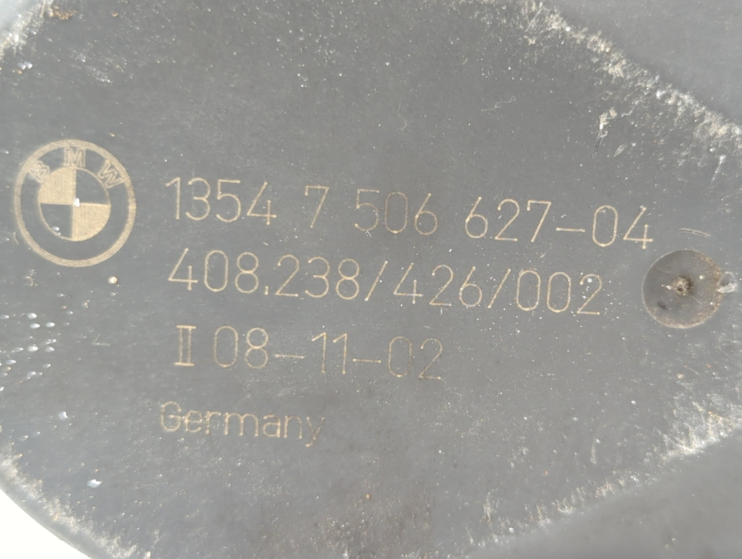 2002-2005 Bmw 745i Throttle Body P/N:7506627 Fits Fits 2002 2003 2004 2005 2006 OEM Used Auto Parts - Oemusedautoparts1.com