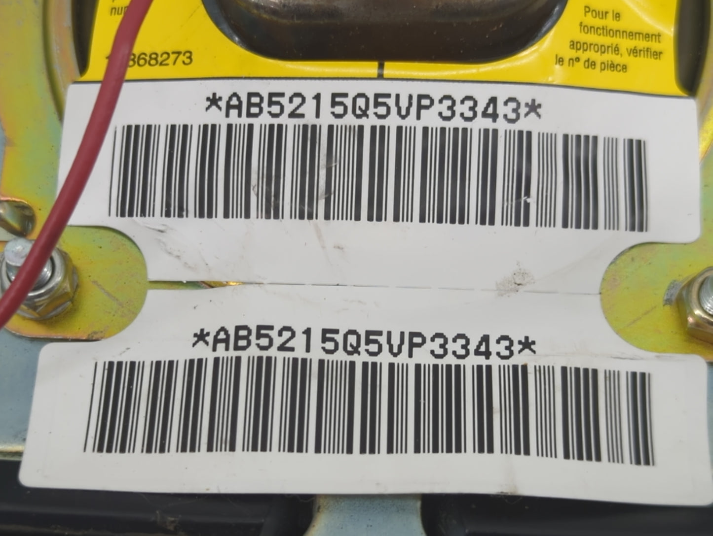 2001-2005 Buick Lesabre Air Bag Driver Left Steering Wheel Mounted Grey - Oemusedautoparts1.com