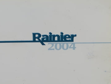 2004 Buick Rainier Owners Manual Book Guide OEM Used Auto Parts
