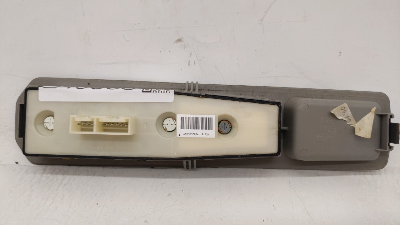 2004-2006 Cadillac Srx Master Power Window Switch Replacement Driver Side Left P/N:25749098 10363778 Fits OEM Used Auto Part