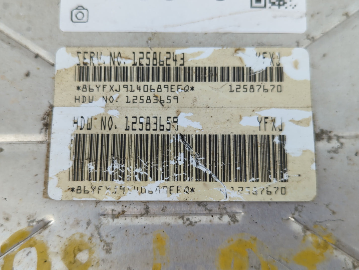 2004 Chevrolet Astro PCM Engine Control Computer ECU ECM PCU OEM P/N:12583659 12586243 Fits Fits 2005 OEM Used Auto Parts -