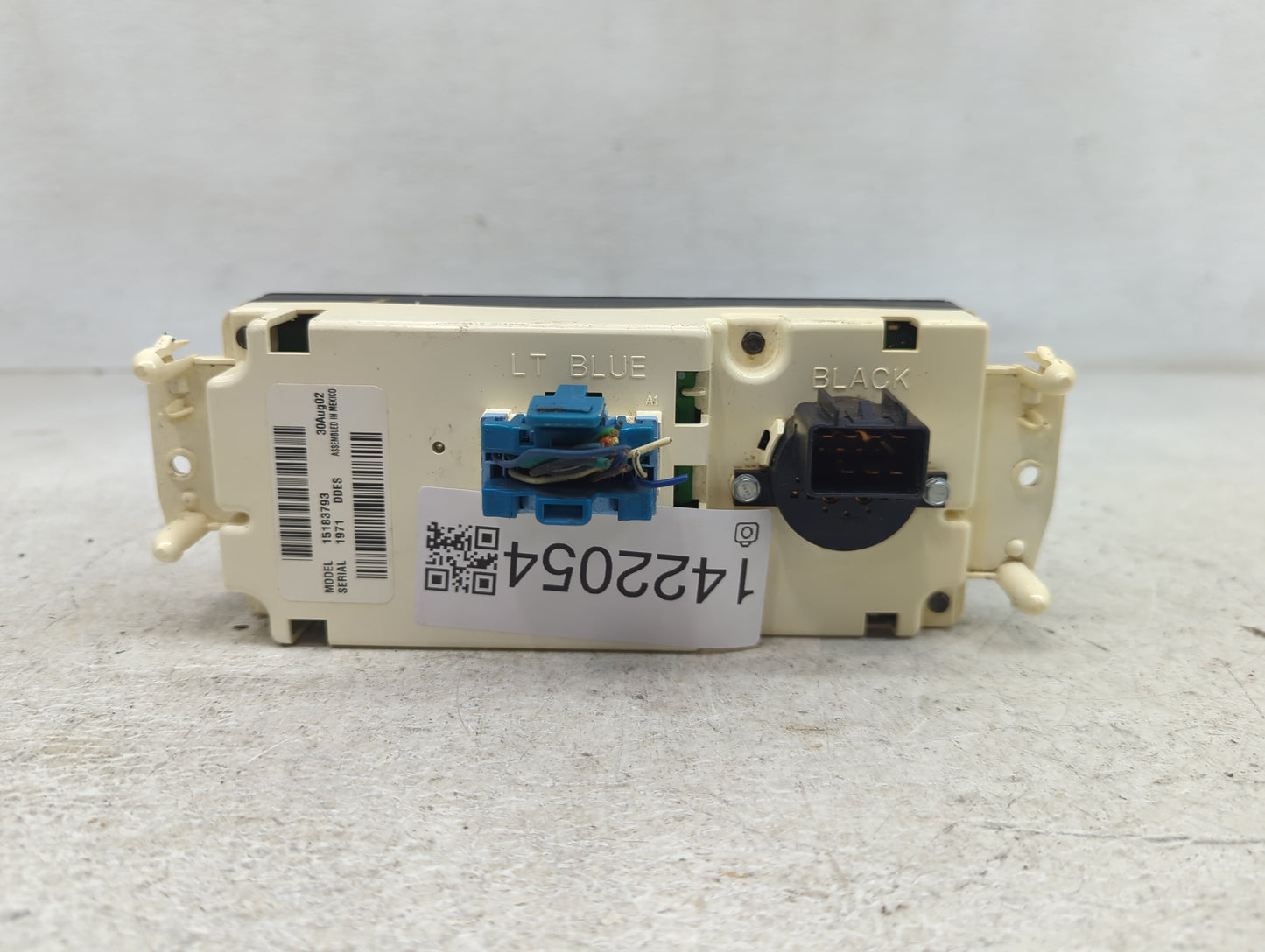2003-2004 Chevrolet Avalanche 1500 Climate Control Module Temperature AC/Heater Replacement P/N:15183793 Fits Fits 2003 2004
