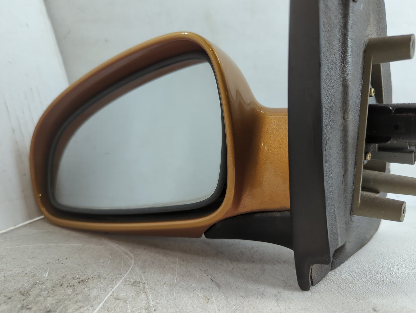 2004-2005 Chevrolet Aveo Driver Left Side View Manual Door Mirror Orange - Oemusedautoparts1.com