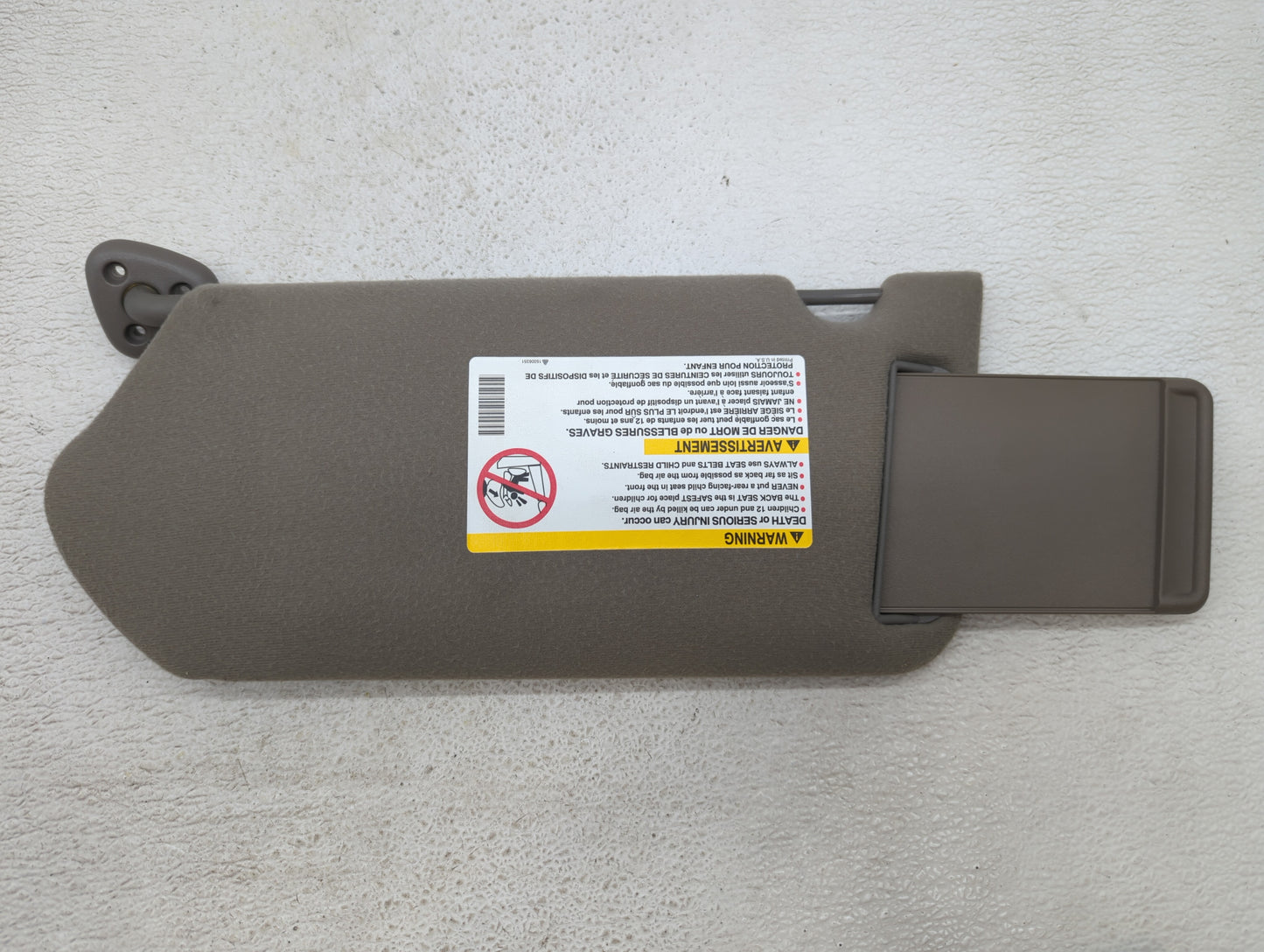 2000-2005 Chevrolet Impala Sun Visor Shade Replacement Passenger Right Mirror Fits Fits 2000 2001 2002 2003 2004 2005 OEM Us