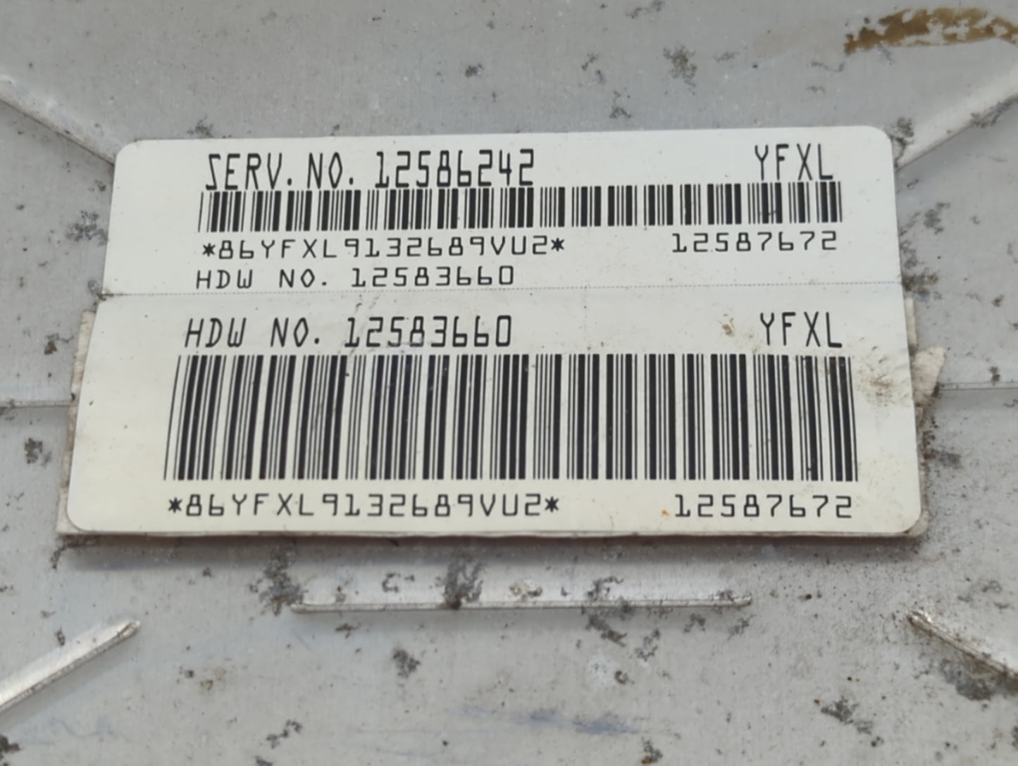 2003-2005 Chevrolet Silverado 1500 PCM Engine Control Computer ECU ECM PCU OEM P/N:12583660 12586242 Fits Fits 2003 2004 200