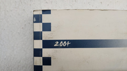 2004 Chevrolet Venture Owners Manual Book Guide P/N:10336276 OEM Used Auto Parts