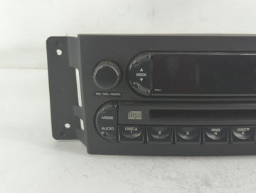 2004-2008 Chrysler Pacifica Radio AM FM Cd Player Receiver Replacement P/N:P05082764AF Fits Fits 2004 2005 2006 2007 2008 OEM Used Auto Parts