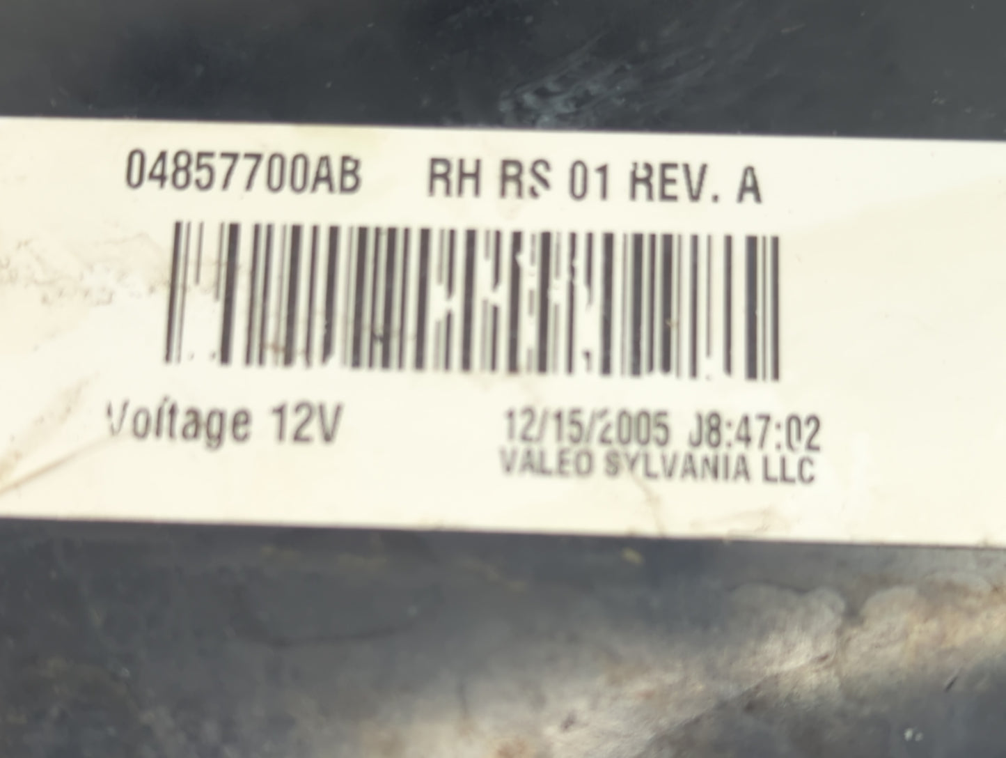 2001-2007 Dodge Caravan Passenger Right Oem Head Light Headlight Lamp - Oemusedautoparts1.com