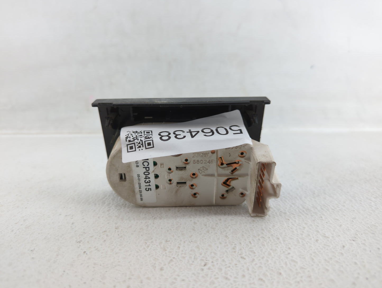 2004-2009 Dodge Durango Climate Control Module Temperature AC/Heater Replacement P/N:P55057280AE 20013262 Fits OEM Used Auto