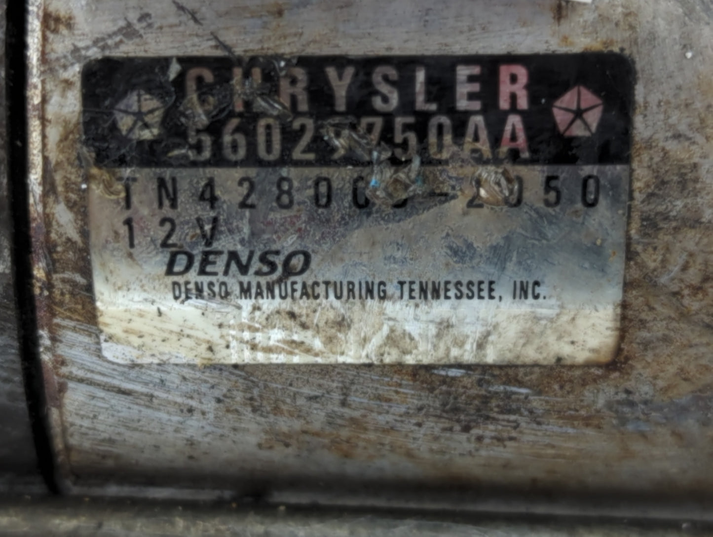 2004-2009 Dodge Durango Car Starter Motor Solenoid OEM P/N:TN428000-2050 56029750AA Fits Fits 2004 2005 2006 2007 2008 2009