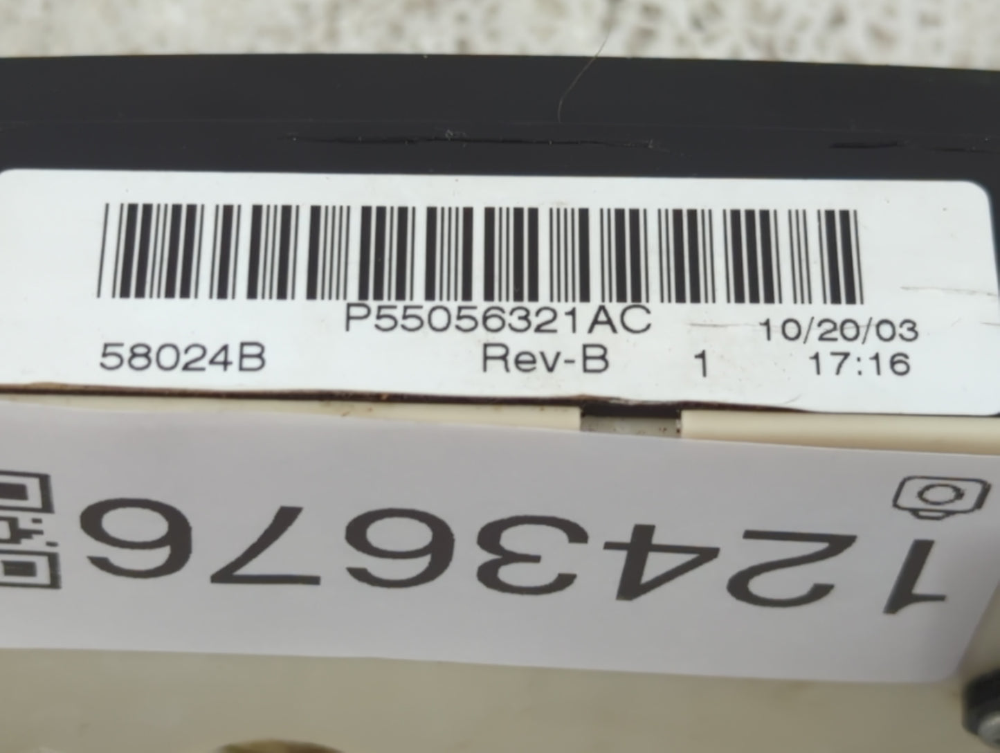 2003-2005 Dodge Ram 1500 Climate Control Module Temperature AC/Heater Replacement P/N:P55056321 AC Fits Fits 2003 2004 2005