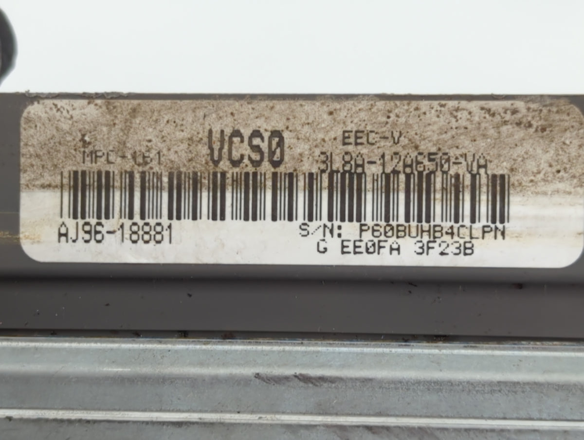 2003-2004 Ford Escape PCM Engine Control Computer ECU ECM PCU OEM P/N:3L8A-12A650-VA Fits Fits 2003 2004 OEM Used Auto Parts
