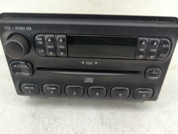 2004-2005 Ford Explorer Radio AM FM Cd Player Receiver Replacement P/N:4L2T-18C815-EA JT114069 Fits Fits 2001 2002 2003 2004 2005 OEM Used Auto Parts
