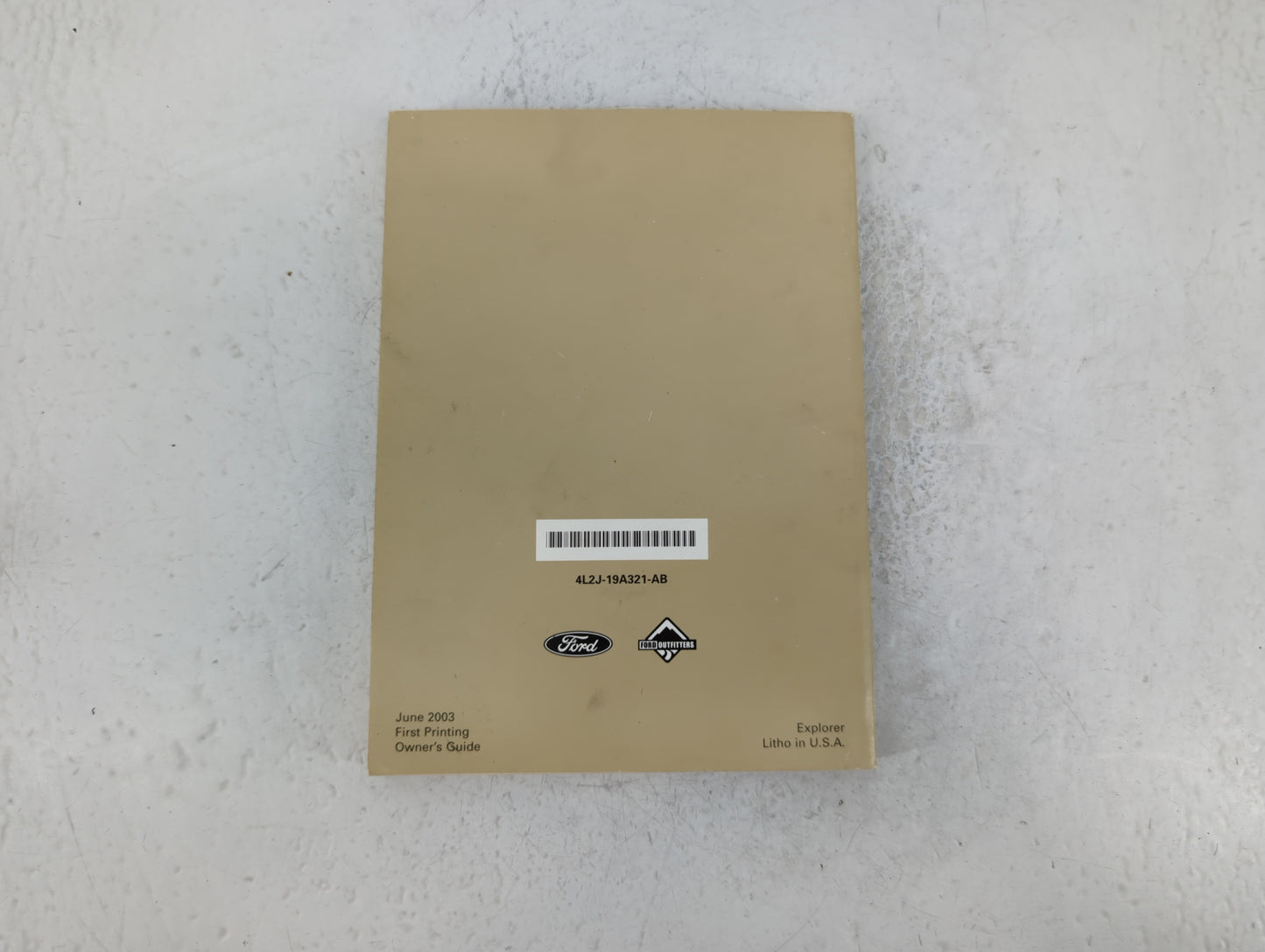 2004 Ford Explorer Owners Manual Book Guide P/N:4L2J-19A321-AB OEM Used Auto Parts - Oemusedautoparts1.com