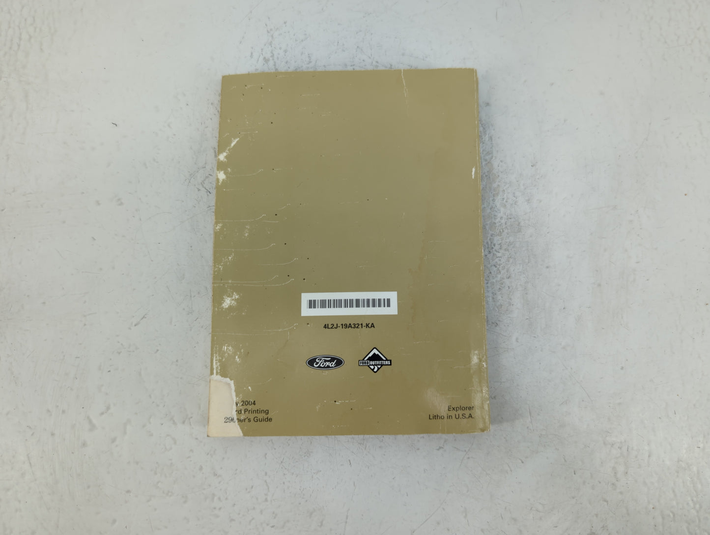 2004 Ford Explorer Owners Manual Book Guide P/N:4L2J-19A321-KA OEM Used Auto Parts - Oemusedautoparts1.com