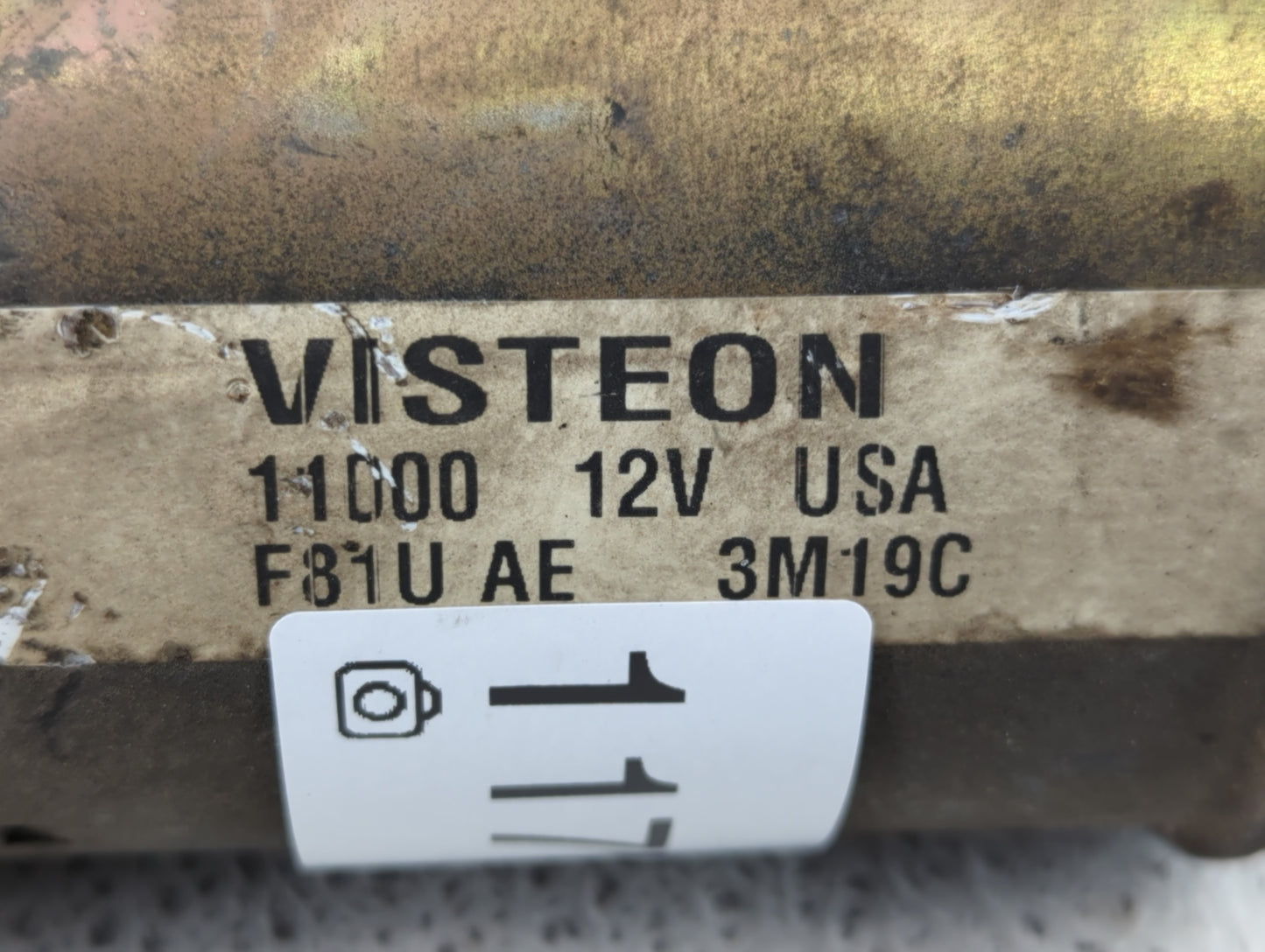 1999-2013 Ford F-150 Car Starter Motor Solenoid OEM P/N:F81U 11000 AE Fits OEM Used Auto Parts - Oemusedautoparts1.com