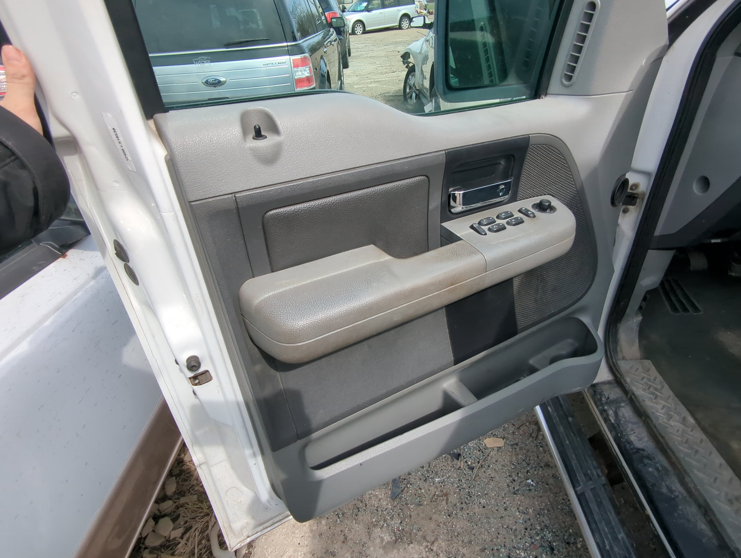 2004 Ford Ford F150 Pickup Front Left Driver Interior Door Panel Trim - Oemusedautoparts1.com