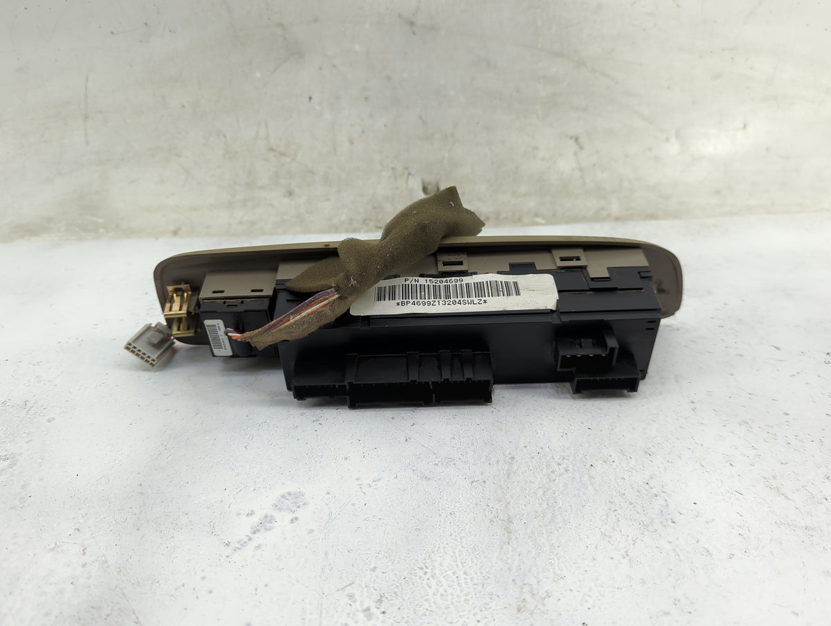 2002-2005 Gmc Envoy Master Power Window Switch Replacement Driver Side Left P/N:15204699 BP4699Z13204SWLZ Fits OEM Used Auto