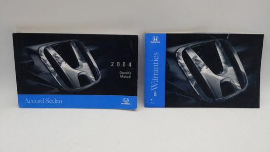 2004 Honda Accord Owners Manual Book Guide OEM Used Auto Parts