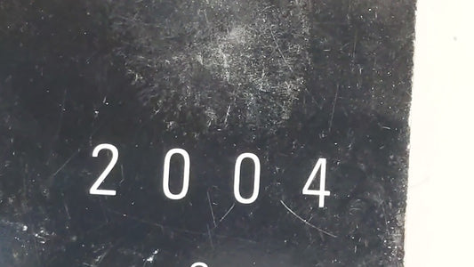 2004 Honda Accord Owners Manual Book Guide P/N:00X31-SDN-6101 OEM Used Auto Parts