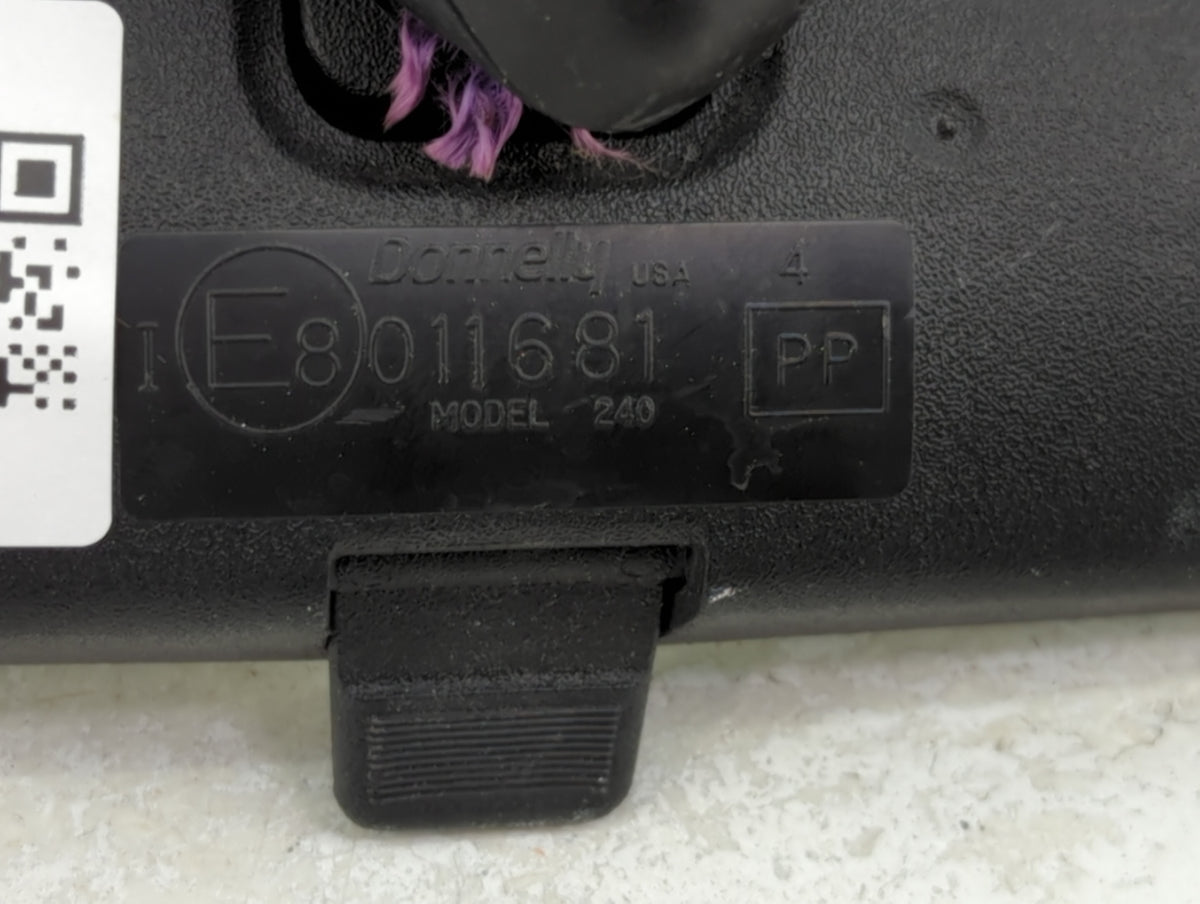 2004 Honda Civic Interior Rear View Mirror Replacement OEM P/N:E8011681 Fits OEM Used Auto Parts - Oemusedautoparts1.com