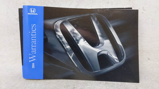 2004 Honda Civic Owners Manual Book Guide OEM Used Auto Parts