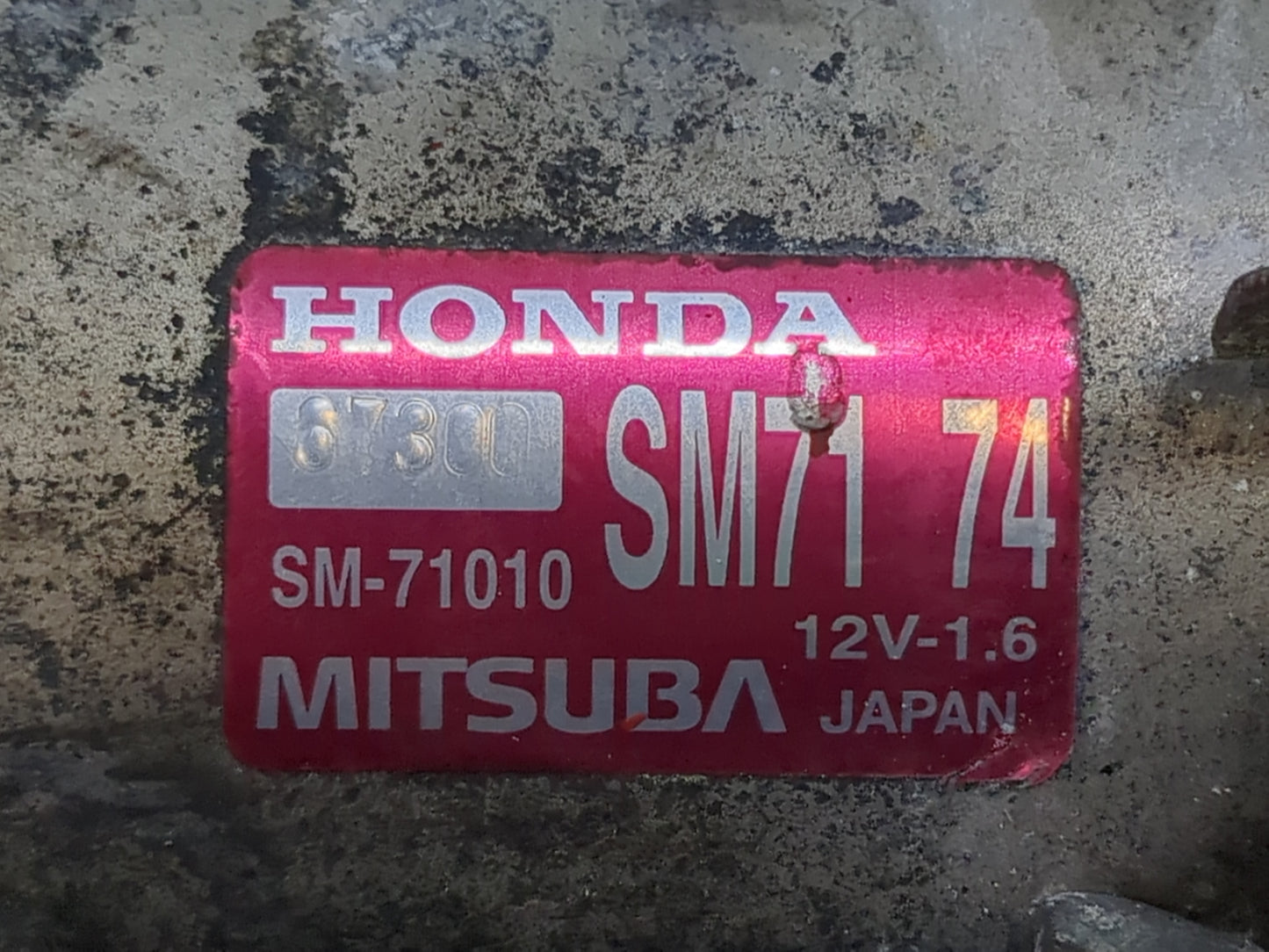 2002-2006 Honda Cr-V Car Starter Motor Solenoid OEM Fits Fits 2002 2003 2004 2005 2006 OEM Used Auto Parts - Oemusedautopart