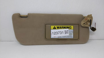 2002-2005 Hyundai Sonata Sun Visor Shade Replacement Passenger Right Mirror Fits Fits 2002 2003 2004 2005 OEM Used Auto Parts