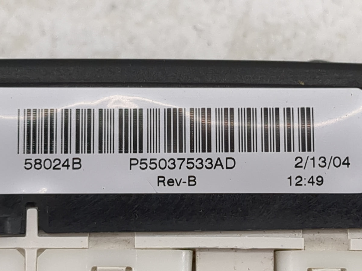 2004-2007 Jeep Liberty Climate Control Module Temperature AC/Heater Replacement P/N:P55037533AD Fits Fits 2004 2005 2006 200