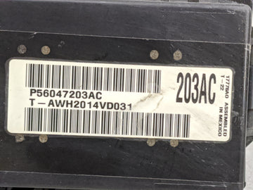 2003-2006 Jeep Wrangler Fusebox Fuse Box Panel Relay Module P/N:P56047203AC Fits Fits 2003 2004 2005 2006 OEM Used Auto Parts
