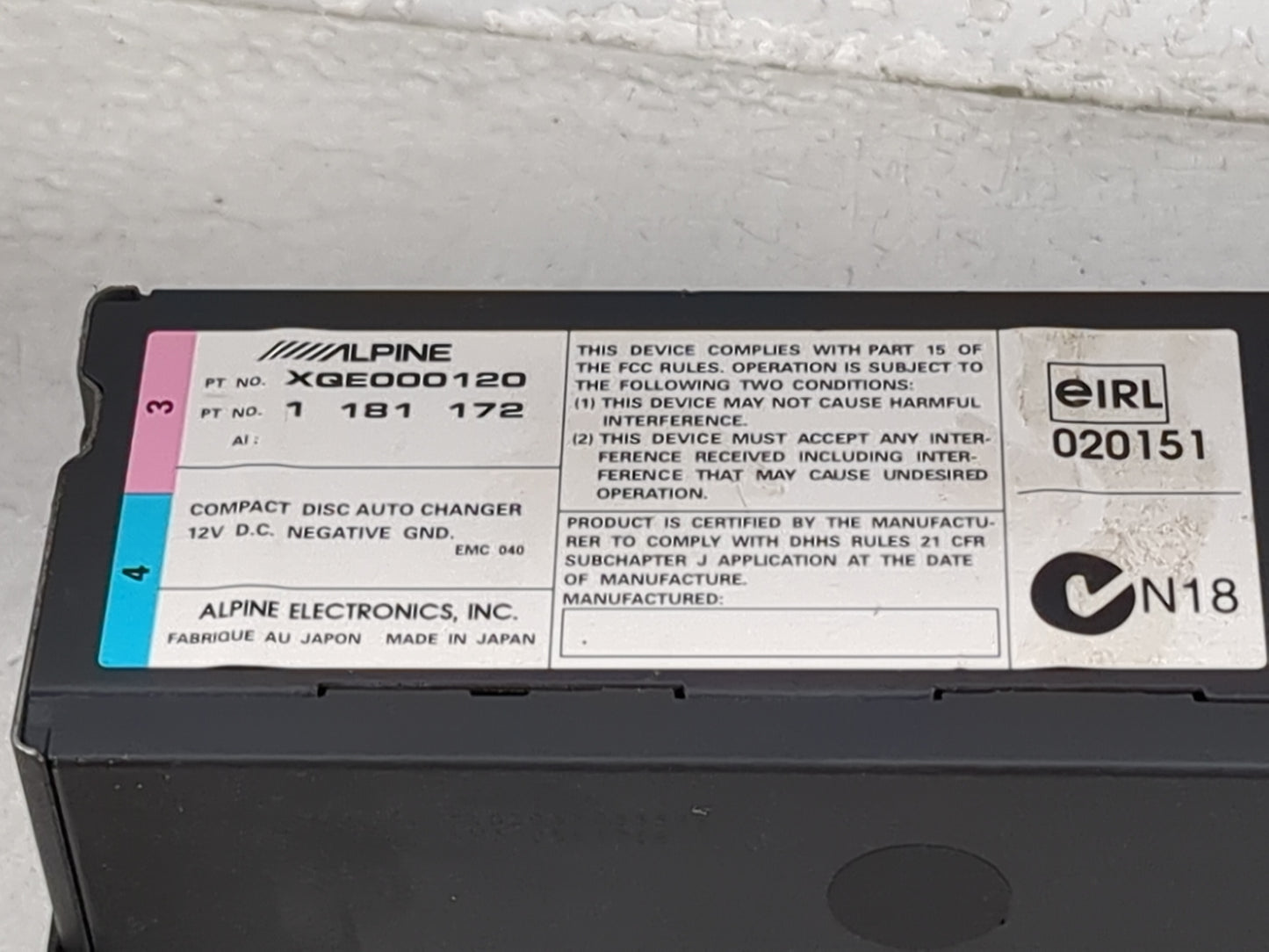 2004 Land Rover Range Rover Radio Cd Changer Xqe000120|1181172 - Oemusedautoparts1.com