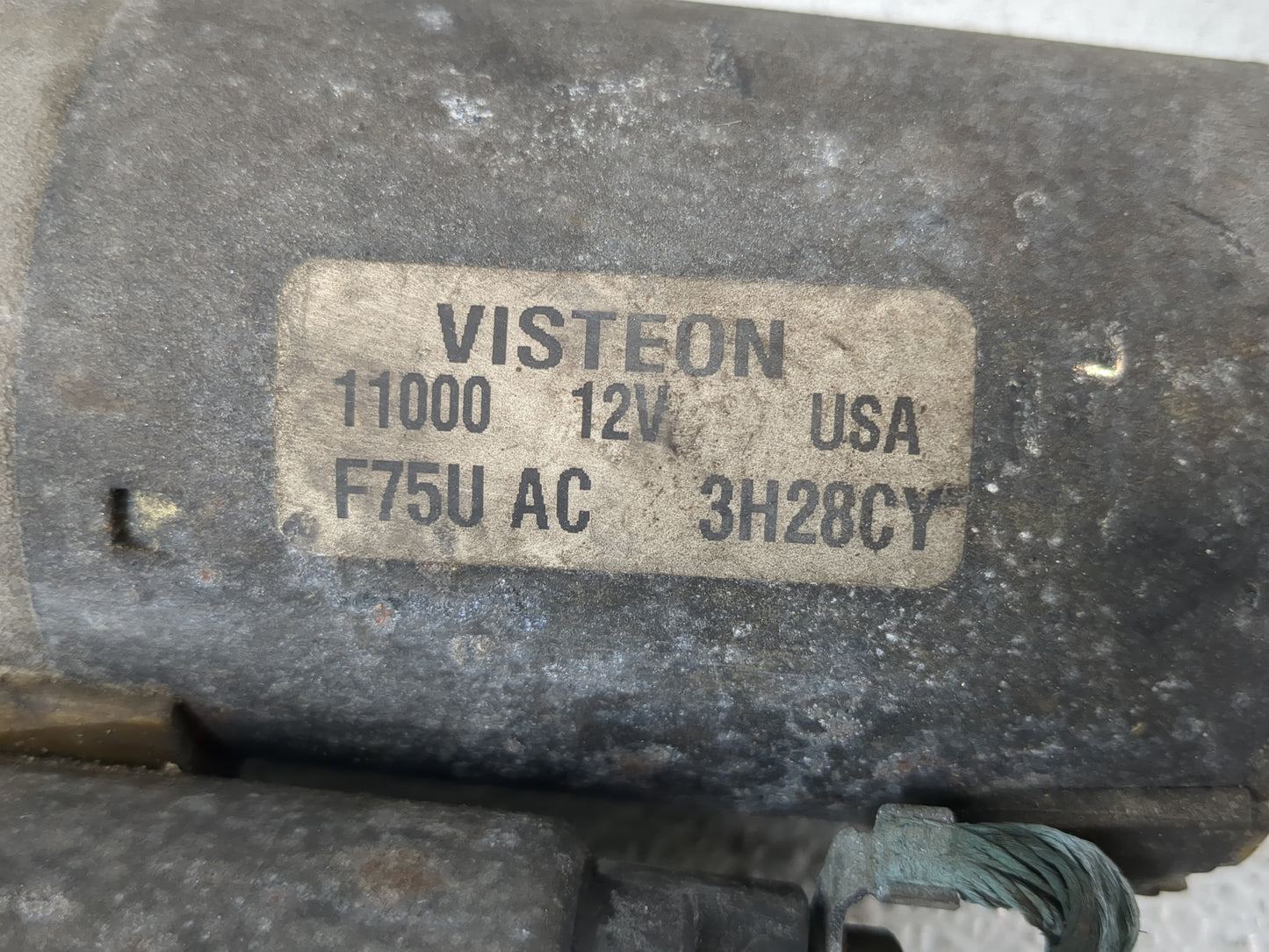 1996-2005 Lincoln Town Car Car Starter Motor Solenoid OEM P/N:F75U 11000 AC Fits OEM Used Auto Parts - Oemusedautoparts1.com