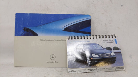 2004 Mercedes-Benz C43 Amg Owners Manual Book Guide OEM Used Auto Parts