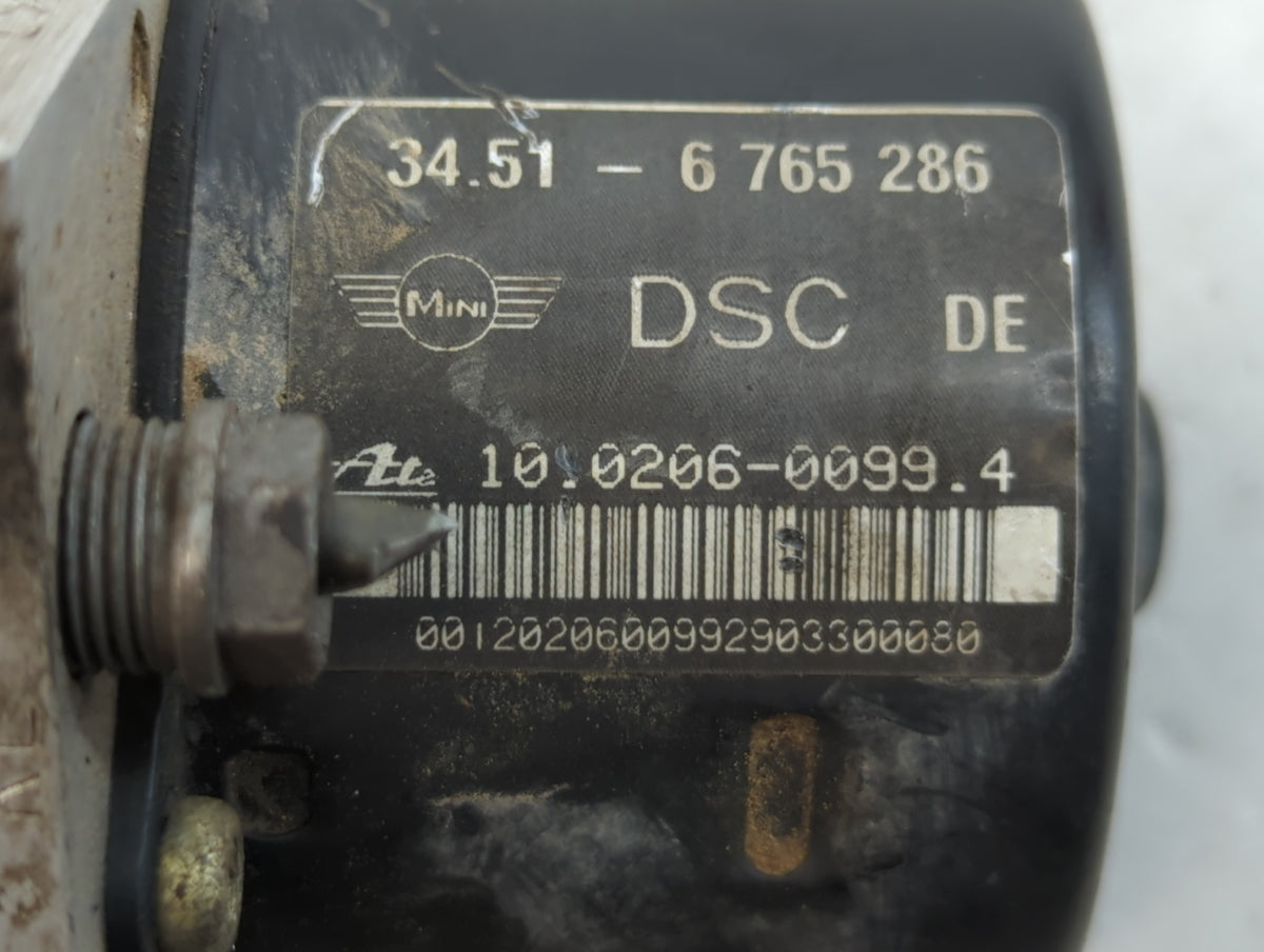 2004-2008 Mini Cooper Anti-Lock Brake ABS Pump Module Actuator OEM P/N:6 765 286 Fits Fits 2004 2005 2006 2007 2008 OEM Used