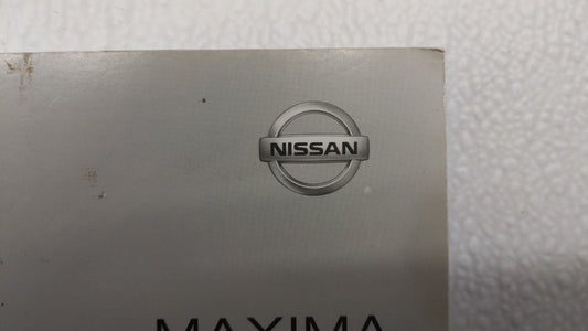 2004 Nissan Maxima Owners Manual Book Guide OEM Used Auto Parts
