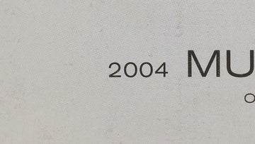 2004 Nissan Murano Owners Manual Book Guide OEM Used Auto Parts