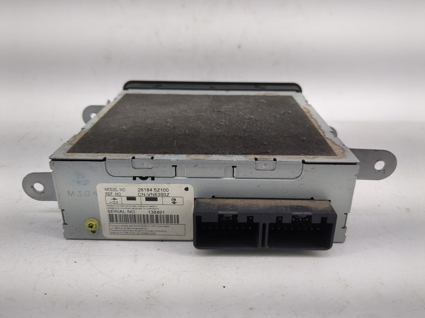 2004 Nissan Quest Radio AM FM Cd Player Receiver Replacement P/N:28184 5Z100 Fits OEM Used Auto Parts - Oemusedautoparts1.co