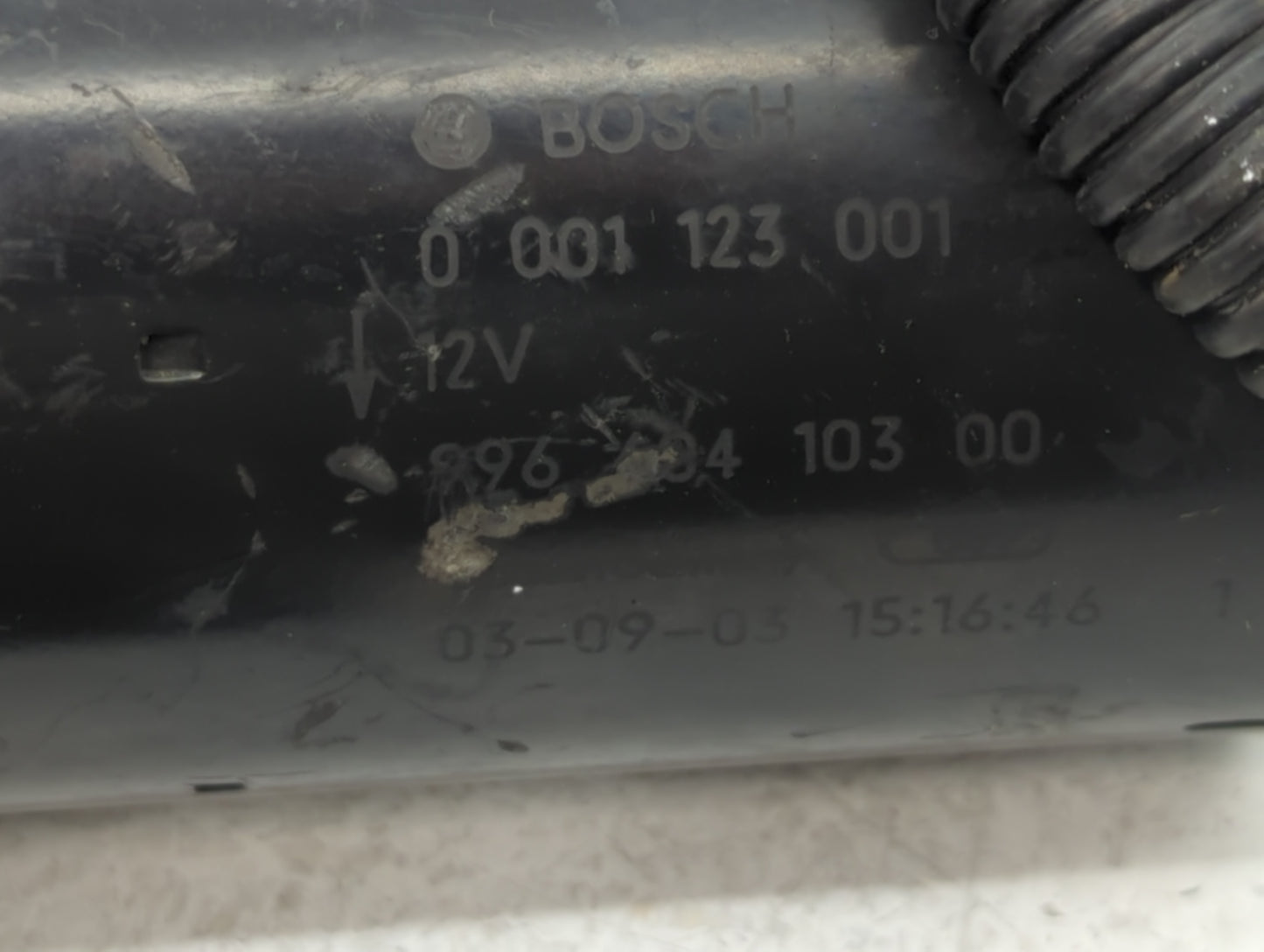 1998-2008 Porsche Boxster Car Starter Motor Solenoid OEM P/N:996 404 103 00 0 001 123 001 Fits OEM Used Auto Parts - Oemused