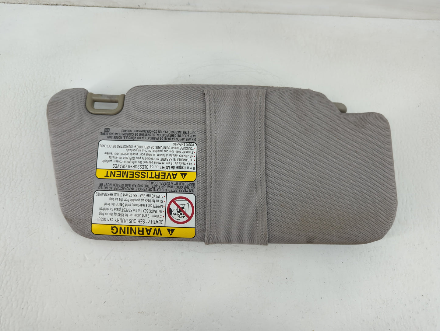 2003-2005 Subaru Forester Sun Visor Shade Replacement Passenger Right Mirror Fits Fits 2003 2004 2005 OEM Used Auto Parts -