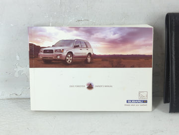2004 Subaru Forester Owners Manual Book Guide P/N:MSA5M0304 A8070BE OEM Used Auto Parts