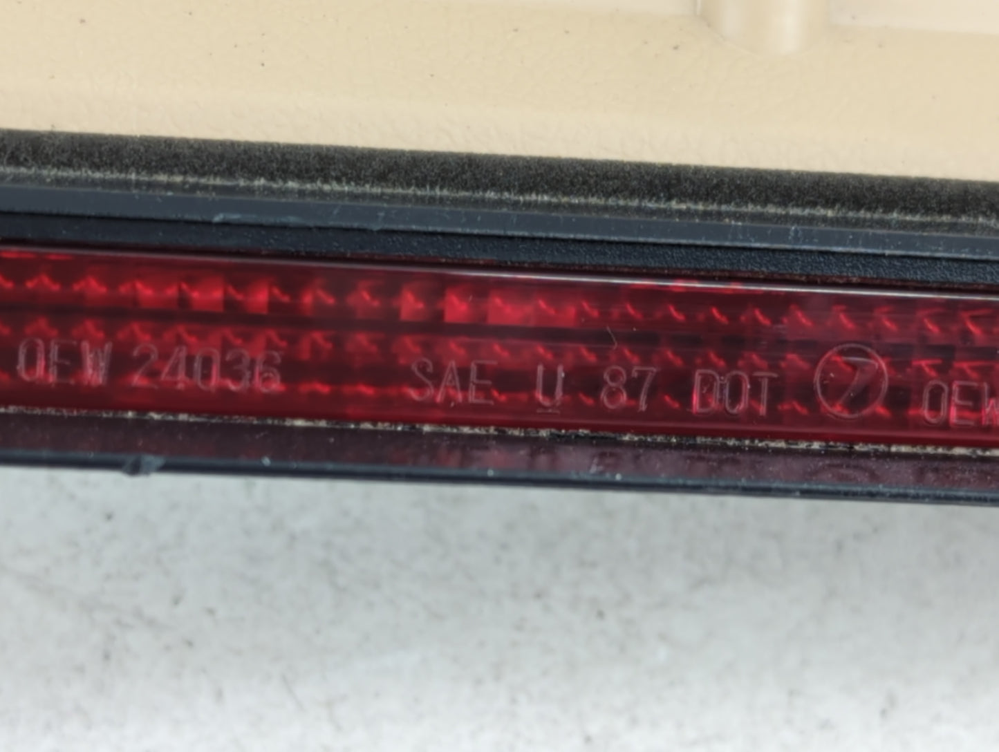 2004 Subaru Forester Third Brake Light Tail Light Fits OEM Used Auto Parts - Oemusedautoparts1.com