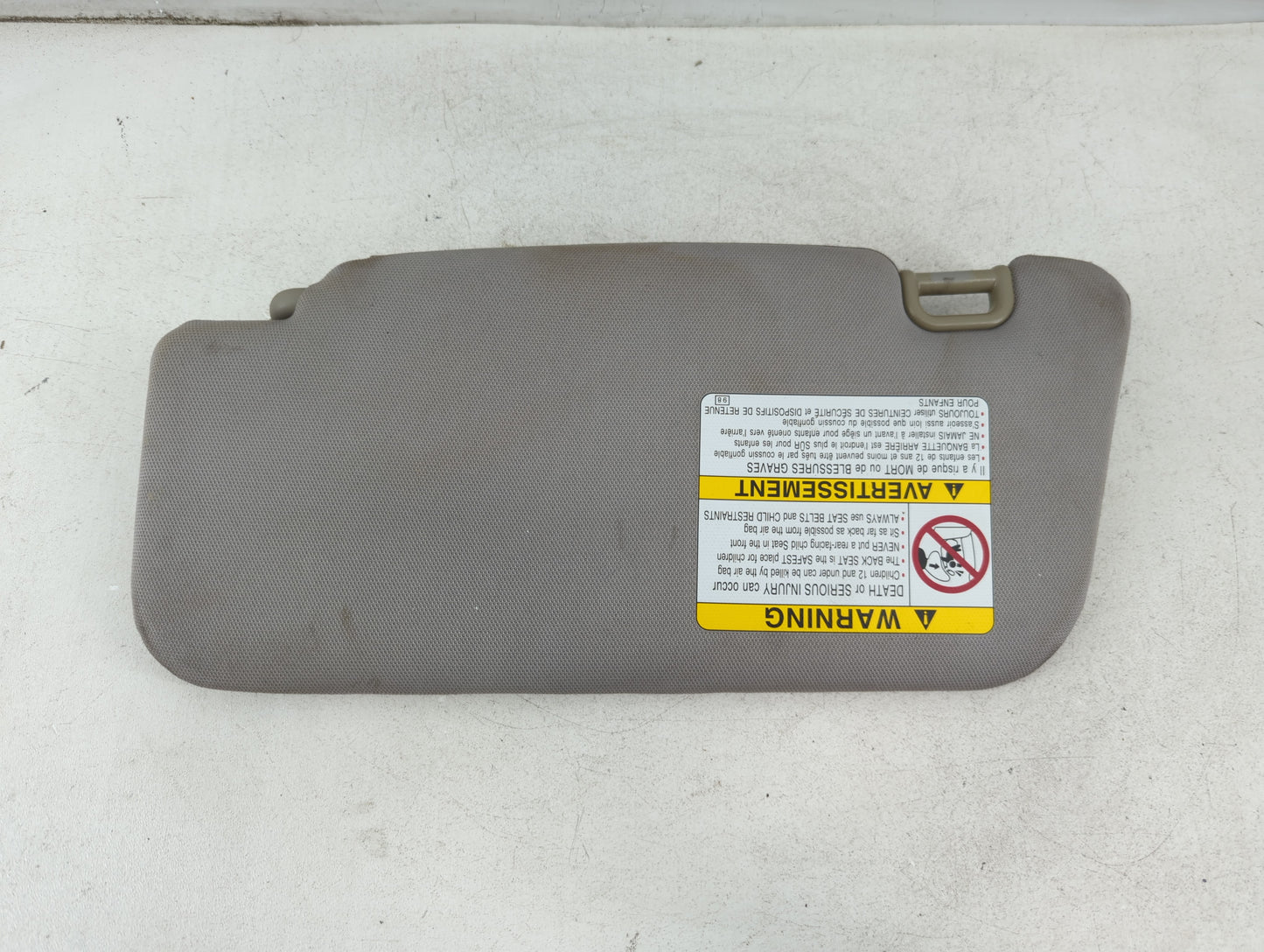 2003-2005 Subaru Forester Sun Visor Shade Replacement Passenger Right Mirror Fits Fits 2003 2004 2005 OEM Used Auto Parts -