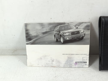 2004 Subaru Forester Owners Manual Book Guide P/N:MSA5M0403B OEM Used Auto Parts