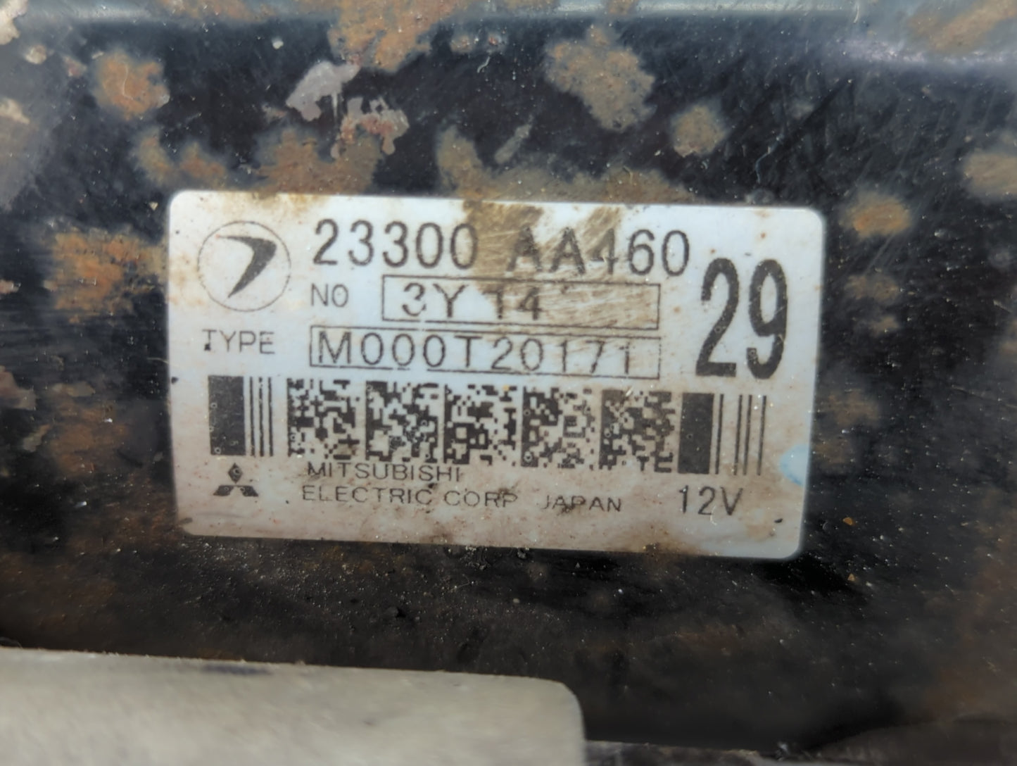 2004 Subaru Forester Car Starter Motor Solenoid OEM P/N:23300 AA460 Fits Fits 2005 2006 2007 OEM Used Auto Parts - Oemusedau