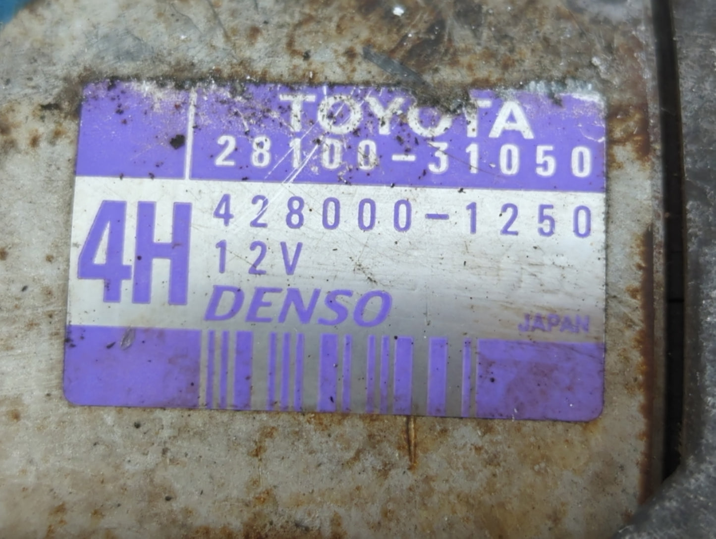 2003-2009 Toyota 4runner Car Starter Motor Solenoid OEM P/N:428000-1250 28100-31050 Fits OEM Used Auto Parts - Oemusedautopa