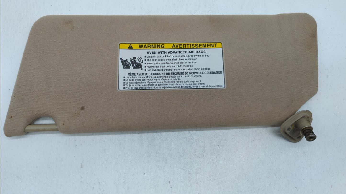 2002-2006 Toyota Camry Sun Visor Shade Replacement Passenger Right Mirror Fits Fits 2002 2003 2004 2005 2006 OEM Used Auto P