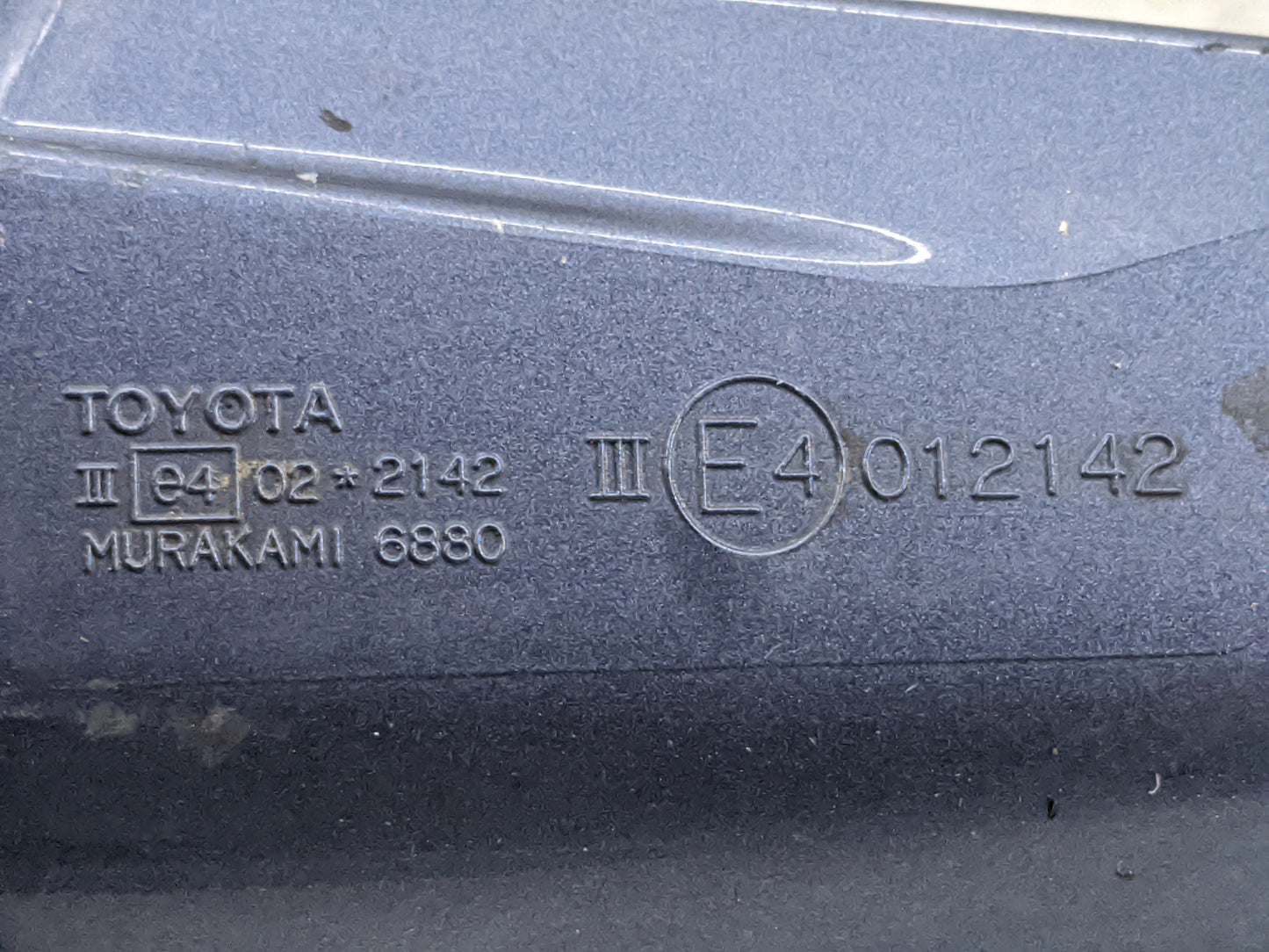 2001-2007 Toyota Highlander Passenger Side View Mirror - Right Door Mirror OEM Used - Oemusedautoparts1.com