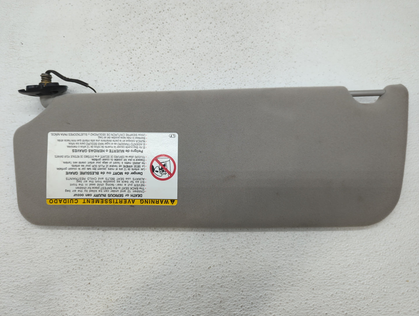 2004 Toyota Sienna Sun Visor Shade Replacement Passenger Right Mirror Fits OEM Used Auto Parts - Oemusedautoparts1.com