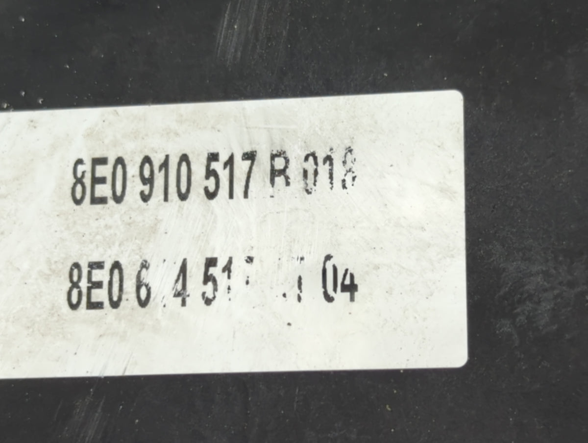 2005 Audi A4 Anti-Lock Brake ABS Pump Module Actuator OEM P/N:8E0 910 517 Fits OEM Used Auto Parts - Oemusedautoparts1.com