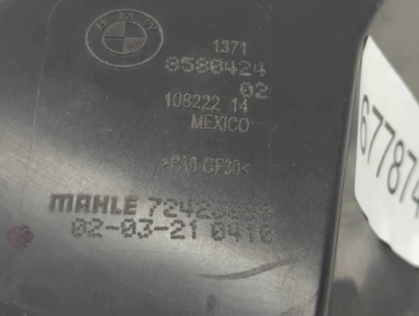 2001-2005 Bmw 320i Air Cleaner Intake-duct Hose Tube - Oemusedautoparts1.com